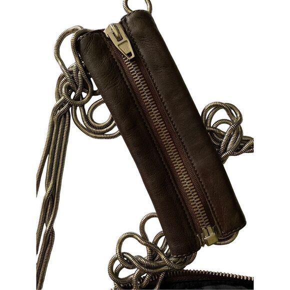 Alexander Wang Brenda crossbody chain shoulder bag brown leather bag - Picture 4 of 9